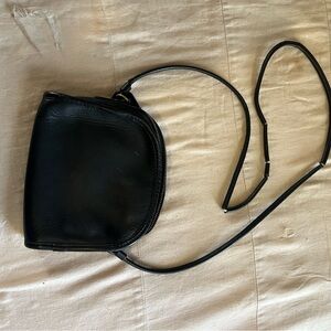 Coach Black Leather Crossbody Bag